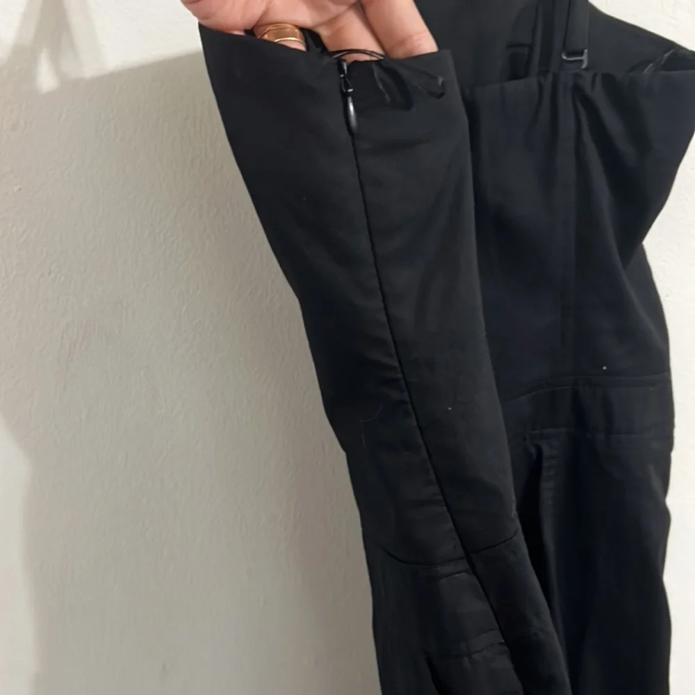 Zara strapless cargo jumpsuit black size small blogger favorite - Picture 12 of 16